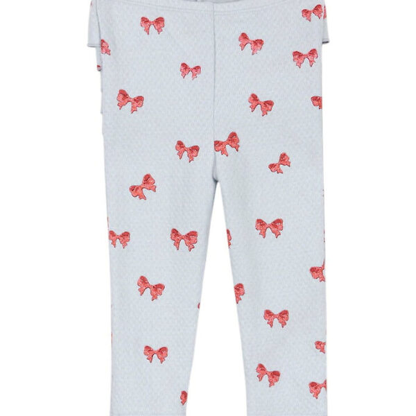 Konges Sløjd Bukser - Sui - Rosia Blue Bow m. Hulmønster Konges Sløjd Bukser - Sui - Rosia Blue Bow m. Hulmønster