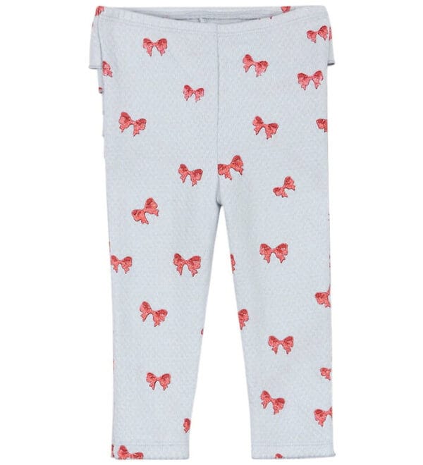 Konges Sløjd Bukser - Sui - Rosia Blue Bow m. Hulmønster