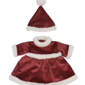 Konges Sløjd Dukketøj - Julekjole-sæt - Jolly Red