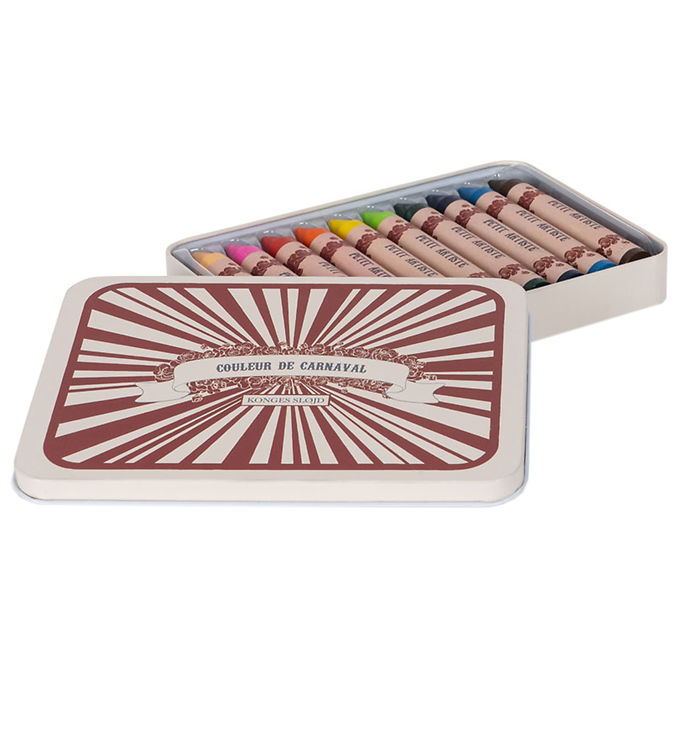 Konges Sløjd Farvekridt - 10 stk. - Couleur De Carnaval