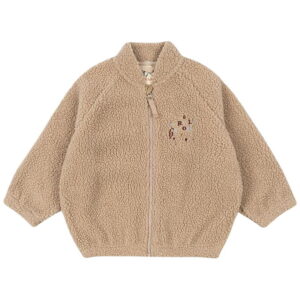 Konges Sløjd Fleecejakke - Jazz Teddy - Oxford Tan
