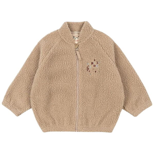 Konges Sløjd Fleecejakke - Jazz Teddy - Oxford Tan