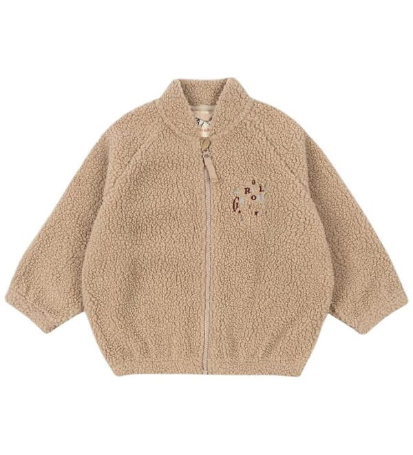 Konges Sløjd Fleecejakke - Jazz Teddy - Oxford Tan