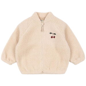 Konges Sløjd Fleecejakke - Jazz Teddy - Sand Dollar