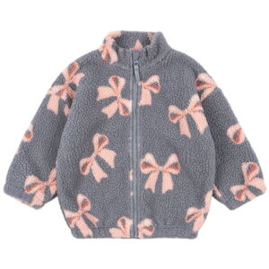 Konges Sløjd Fleecejakke - Jody Teddy - Bella Blue Bow