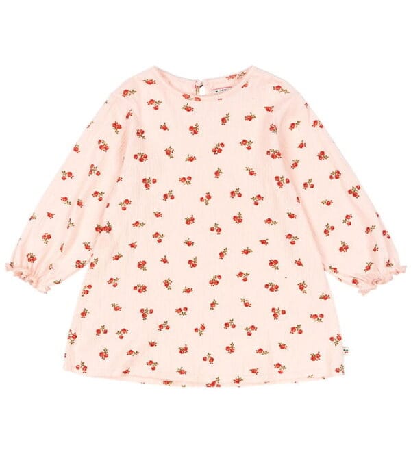 Konges Sløjd Kjole - Chleo - Rosa Pink m. Blomster