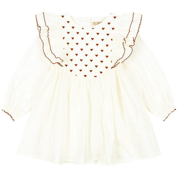 Konges Sløjd Kjole - Coeur - Pure White Konges Sløjd Kjole - Coeur - Pure White