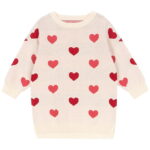 Konges Sløjd Kjole - Strik - Lapis - Coeur Color/Duo Pink