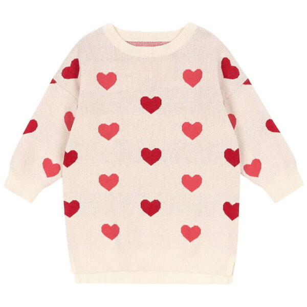 Konges Sløjd Kjole - Strik - Lapis - Coeur Color/Duo Pink