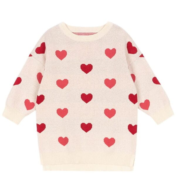 Konges Sløjd Kjole - Strik - Lapis - Coeur Color/Duo Pink