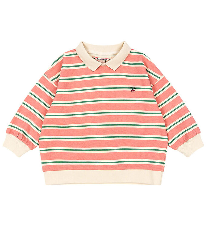 Konges Sløjd Polobluse - Blush Bound Stripe