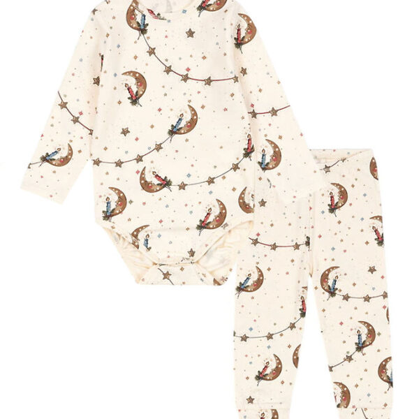 Konges Sløjd Sæt - Body l/æ/Leggings - Luna Konges Sløjd Sæt - Body l/æ/Leggings - Luna