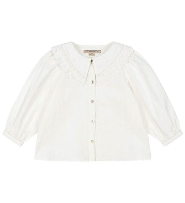Konges Sløjd Skjorte - Coeur Collar - Optic White