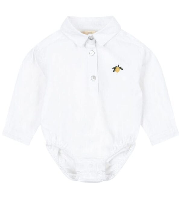 Konges Sløjd Skjortebody l/æ - Ray - Optic White