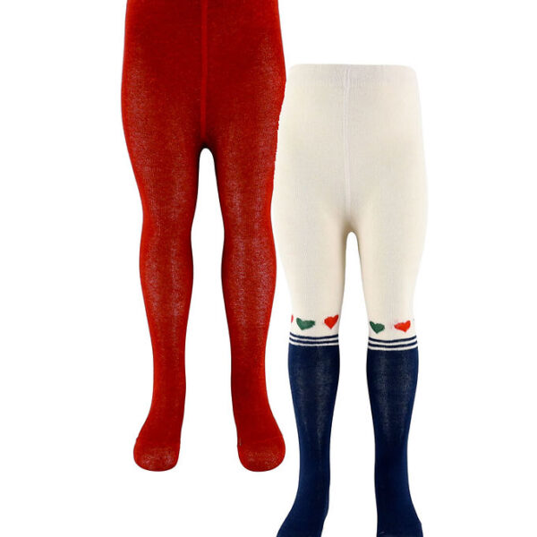 Konges Sløjd Strømpebukser - 2-pak - Heart Mix Konges Sløjd Strømpebukser - 2-pak - Heart Mix