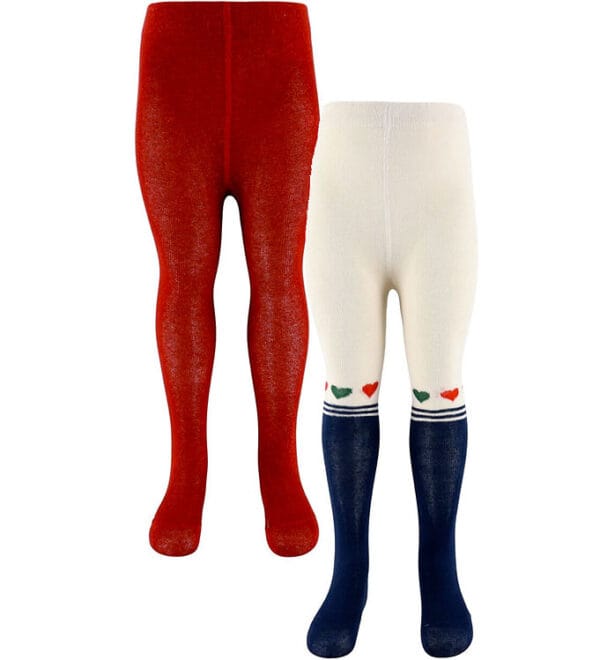 Konges Sløjd Strømpebukser - 2-pak - Heart Mix Konges Sløjd Strømpebukser - 2-pak - Heart Mix