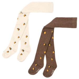 Konges Sløjd Strømpebukser - 2-pak - Lemon