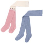 Konges Sløjd Strømpebukser - Bambus - 2-pak - Purple/Pink Dolphi