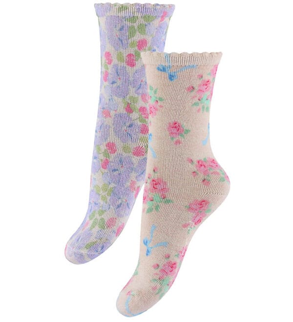 Konges Sløjd Strømper - 2-pak - Blue Mix