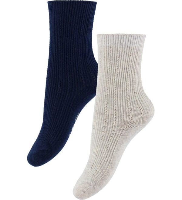 Konges Sløjd Strømper - Rib - 2-pak - Pontelle - Mix Pack