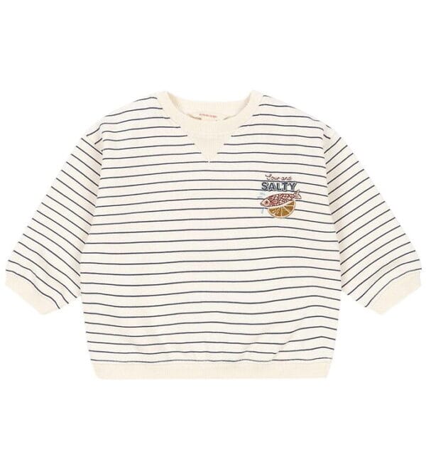 Konges Sløjd Sweatshirt - Amio - Captains Blue/Antique White