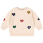 Konges Sløjd Sweatshirt - Lou Terry - Multi Heart