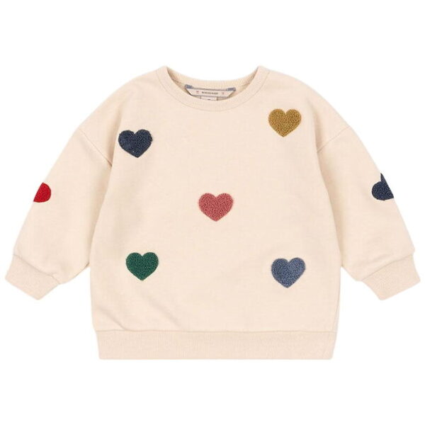 Konges Sløjd Sweatshirt - Lou Terry - Multi Heart