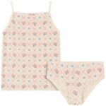 Konges Sløjd Undertøj - Rib - Minnie - Fleur Decor m. Hulmønster