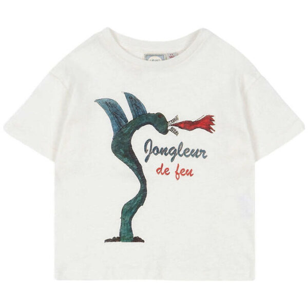 Konges Sløjd x Rosie H-W T-shirt - Jongleur - Antique White