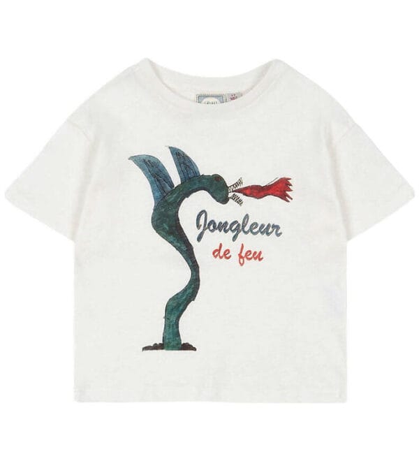 Konges Sløjd x Rosie H-W T-shirt - Jongleur - Antique White