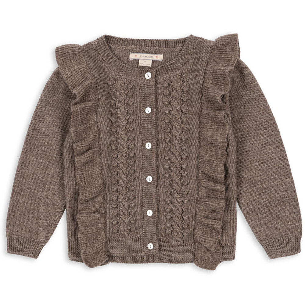 Merinould Fiol cardigan (5-6 år)