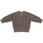 That's Mine Bluse - Flo Sweater - Earth Brown Melange