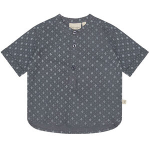 That's Mine Skjorte - Rune - Brilliant Blue m. Hulmønster