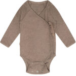 That's Mine Slå-om Body l/æ - Rib - Becca - Brown Melange