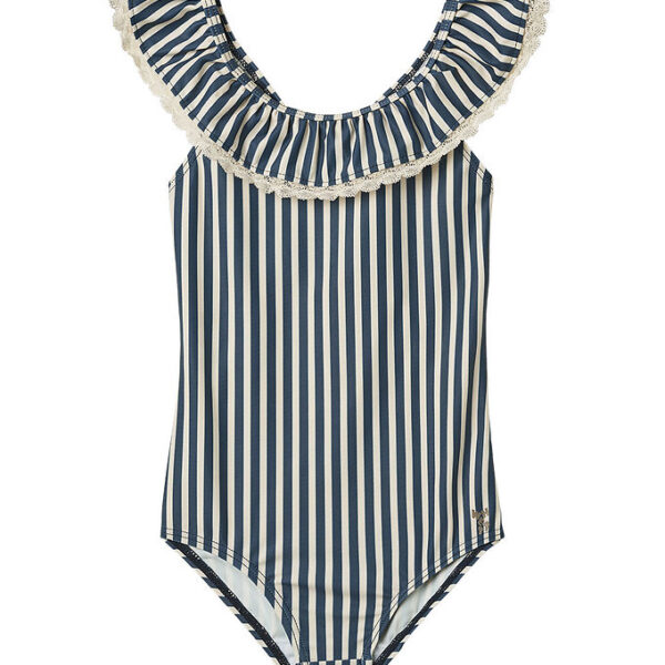 Wheat Badedragt - UV40+ - Doris - Blue Stripe