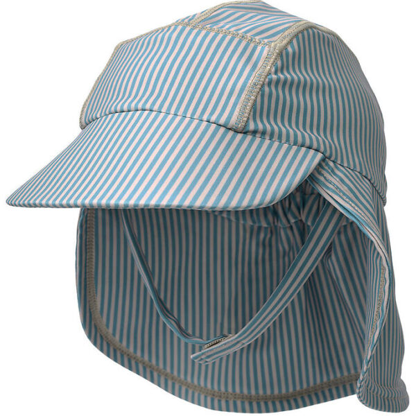 Wheat Badehat - Tonga - UV40+ - Blue Swim Stripe