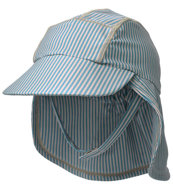 Wheat Badehat - Tonga - UV40+ - Blue Swim Stripe