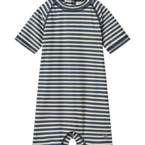 Wheat Badeheldragt - UV40+ - Cas - Blue Stripe