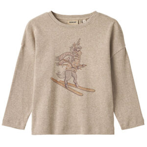 Wheat Bluse - Hanni - Gravel Melange