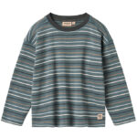 Wheat Bluse - Hans - Blue Multi Stripe