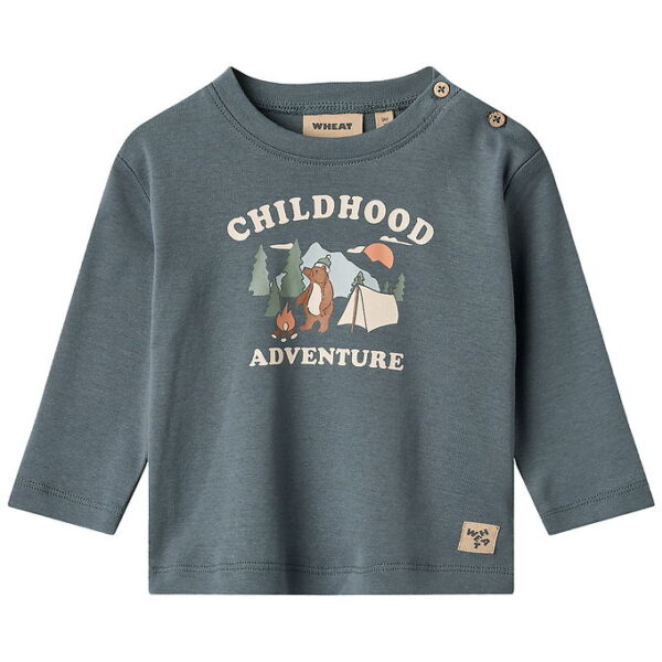 Wheat Bluse - Ray - Stormy Weather m. Print