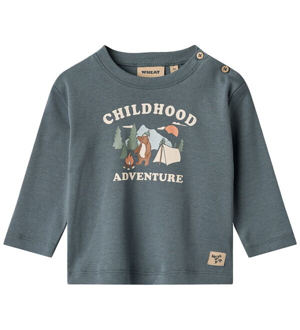 Wheat Bluse - Ray - Stormy Weather m. Print