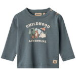 Wheat Bluse - Ray - Stormy Weather m. Print