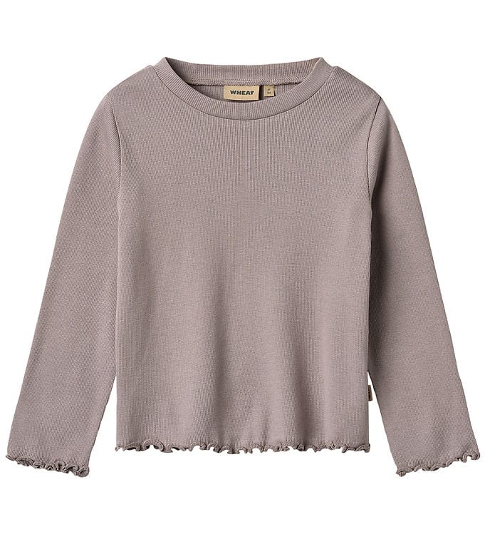 Wheat Bluse - Rib - Else - Dusty Purple