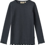 Wheat Bluse - Rib - Ida - Navy
