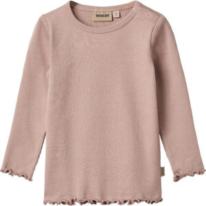 Wheat Bluse - Rib - Ida - Rose Powder