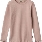 Wheat Bluse - Rib - Ida - Rose Powder