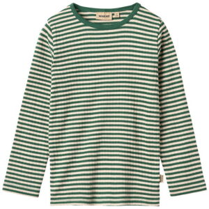 Wheat Bluse - Rib - Stig - Green Stripe