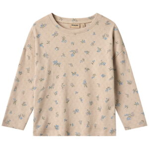 Wheat Bluse - Thilda - Warm Sand Flowers