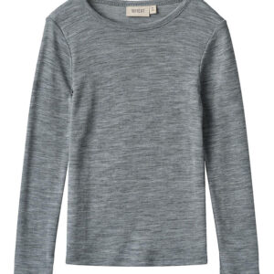 Wheat Bluse - Uld - Alfie - Melange Grey